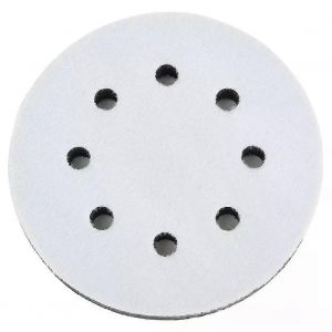 5 pouces 125mm 8 trous Tampon de ponçage Interface souple Disque de polissage Crochet et boucle Tampon de protection Tampon éponge Tampon tampon de support - Neuf