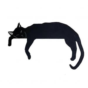 Cadre De Porte En M&eacute;tal Pour Chat Mignon,D&eacute;coration D'angle Pour Porte De Chat D - Neuf