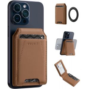 SJZG-Portefeuille Magn&eacute;tique Compatible Avec Magsafe, Portefeuille De T&eacute;l&eacute;phone Avec Support R&eacute;glable Pour Iphone S&eacute;rie 15/14/13/12, Avec Anneau Magn&eacute;tique Extra Adh&eacute;sif - Neuf