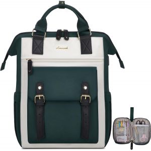 Sac a Dos Femme,Grand Sacs &agrave; dos pour Ordinateur Portable Feminin avec &Eacute;tui pour C&acirc;ble de Donn&eacute;es,Impermeable Sac Ados PC Sac a Dos Ordi Elegant pour Voyage College Travail.[T41] - Neuf