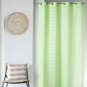 Voilage Fantaisie &Agrave; Rayures Horizontales "Joyeux - Neuf