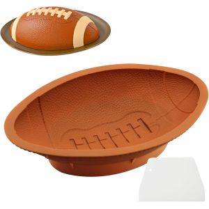 Subzonal-Moules &Agrave; G&acirc;teaux En Silicone Pour La P&acirc;tisserie, Moules &Agrave; G&acirc;teaux En Forme De Football, Moule &Agrave; G&acirc;teau 3d Avec Grattoir, Moule De Cuisson Sur Th&egrave;me Du Sport, Moules En Silicone Pour P&acirc;tisser - Neuf