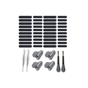 Kit De Protection Anti-Poussi&egrave;re Pour Haut-Parleur D'iphone - 2 Pi&egrave;ces Avec Bouchons Anti-Poussi&egrave;re Et Grille - Neuf