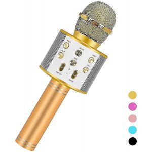 Cadeaux D'anniversaire Pour 6-15 Ans Fille Gar&ccedil;on, Dent Microphone Karaok&eacute; Sans Fil, F&ecirc;te Favor Pour Adolescent Gar&ccedil;ons Filles &Acirc;ge 4-12 A - Neuf