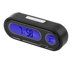 Kalanka-2 En 1 Int&eacute;rieur De V&eacute;hicule De Voiture Mini Montre &Eacute;lectronique Led Horloge Num&eacute;rique Thermom&egrave;tre Voltm&egrave;tre - Neuf