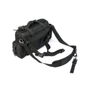Sac De Pêche Leo Ultimate - Résistant À L'eau, Spacieux Et Multi-Poches Pour Un Rangement Organisé Du Matériel De Pêche - Noir - Neuf
