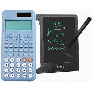 Calculatrice Scientifique D'Ingénierie À Énergie Solaire Pour Fc-991Es Plus 2Ème Édition Avec Tablette D'Écriture Lcd Effaçable De 11,1 Cm, Calculatrice Portable, 417 Fonctions Avec Bloc-Not[Z1119] - Neuf