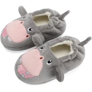 Kalanka-Lacoifa Chausson De Chouette Pour Enfant Garçon Ou Fille Pantoufles Animaux En Tricot D'hiver Antidérapants - Neuf