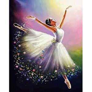 Ayuhr-Diy Danseurs De Ballet Diamond Painting Accessoires, Beauté 5d Broderie Diamant Kit Complet Point De Croix Strass Diamant Painting, Peinture Diamant Craft Home Artisanat Murale Décor 30x40cm - Neuf