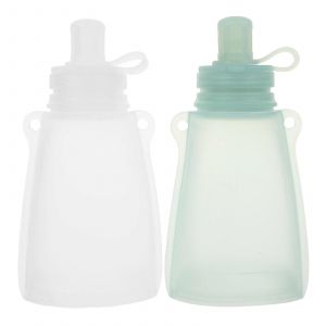 2pcs Sacs De Lait De Cong&eacute;lation Sacs De Stockage De Lait Maternel Sacs De Lait D'allaitement Pour B&eacute;b&eacute; 120ml - Neuf