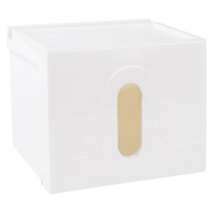 HJLIAN Distributeur mural de papier toilette (blanc) - Neuf