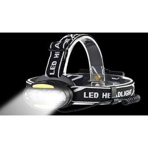 Lampe Frontale Led Haute Luminosité 4t6 Avec Détecteur De Mouvement Inductif, Idéale Pour Le Camping, La Pêche Ou Les Activités En Plein Air - Neuf