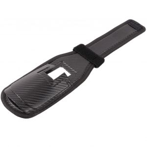 Ceinture de canne a peche noire reglable, impermeable et indechirable, support de ceinture pour dispositif de controle de la peche (motif losange) - Neuf