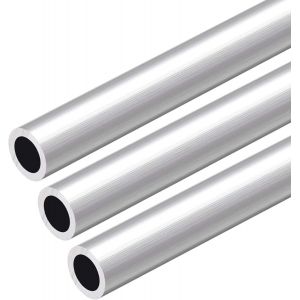 3Pcs Tube Rond En Aluminium 6063 Sans Soudure,Diam&egrave;tre Ext&eacute;rieur 10mm/Int&eacute;rieur 6mm,Longueur 100mm-Pour Industrie,Bricolage,D&eacute;coration & M&eacute;canique - Neuf