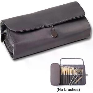 Sac d'organisateur de pinceaux de maquillage portable pour le voyage contient 20+ pinceaux Porte-&eacute;tui &agrave; cosm&eacute;tiques (gris) - Neuf