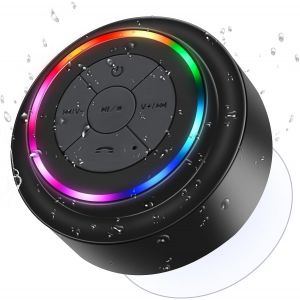 Haut-Parleur de Douche Enceinte Bluetooth &Eacute;tanche Portable avec FM Radio pour Camping Voiture Voyage Paires &agrave; Tous Les appareils Bluetooth Samsung PC iPhone - Neuf