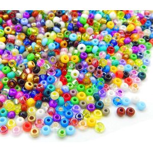 Preciosa Ornela Lot De 9 000 Perles De Rocaille En Verre De 2 Mm Couleurs Mélangées - Neuf