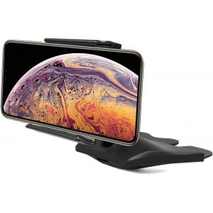 Support Universel Pour T&eacute;l&eacute;phone Portables &Agrave; Fixer Dans L'emplacement Pour Cd Dans La Voiture Rotation &Agrave; 360 Degr&eacute;s Pour Iphone 12 X Samsung Galaxy Lg Huawei Sony - Neuf