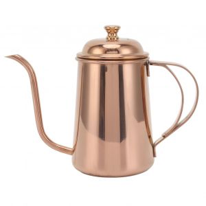 HJLIAN Bouilloire a cafe a col de cygne en acier inoxydable 304 epais de 650 ml - Neuf