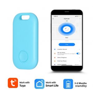 Mini Traceur Gps Sans Fil,Alarme Anti-Perte,Clé,Sac Pour Enfant,Portefeuille,Recherche,Application,Enregistrement Gps- 1pcs Blue-D - Neuf