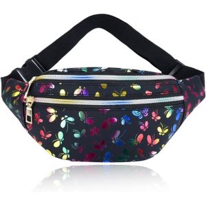 SJZG-Sac Banane Tendance Imperm&eacute;able Pour Voyage, F&ecirc;te, Sport, Course &Agrave; Pied, Randonn&eacute;e, Usage Quotidien, Laser., Taille Unique, Couleur Flash Laser Banane Enfant Banane Sac Banane Enfant Sac Banane - Neuf
