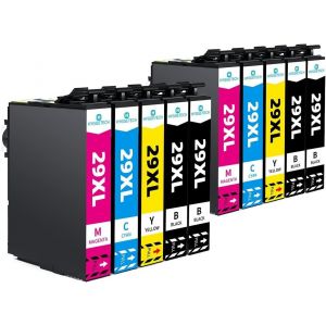 18XL Lot de 20 Cartouches d'encre de Rechange compatibles pour Epson 18xl pour Epson Expression Home XP-202 XP-205 XP-215 XP-225 XP-305 XP-315 XP-322 XP-325 XP-405 XP-415 XP-425 - Neuf