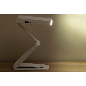 Lampe De Bureau Pliable &Agrave; Pince Avec 3 Temp&eacute;ratures De Couleur Et Batterie Rechargeable - Neuf