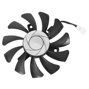 HA8010H12F-Z 75MM 2Pin GTX1050Ti GPU Cooler DUAL Fan pour Geforce GTX 1050Ti GTX-1050-Ti-4GT-OC (1Pcs - Neuf