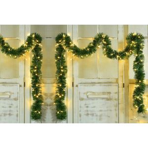 Guirlande de No&euml;l de 10 m avec 100 lumi&egrave;res LED pour la d&eacute;coration et les f&ecirc;tes - Neuf