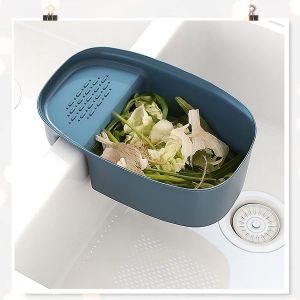 Panier Filtrant Multifonctionnel Suspendu Pour Chef - Filtre D'évier De Cuisine, Bacs D'évier, Porte-Éponge Antidérapant, Brosse À Savon Goutte À Goutte - Neuf