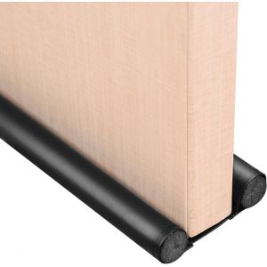 2 Pièce Boudin de Porte Isolant Froid 96cm Bas de Porte Anti Bruit Boudin de Porte Double Coussin de Porte Ajustable Boudin Porte Isolation Door Draft Stopper - Neuf