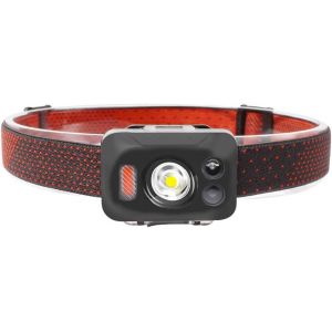 Lampe Frontale À Led Cob Rechargeable Par Usb, Super Lumineuse 700 Lumens, Contrôle Du Détecteur De Mouvement, Lampe Torche Étanche Ipx8 Avec 4 Modes D'éclairage Et Indicateur De Batterie - Neuf