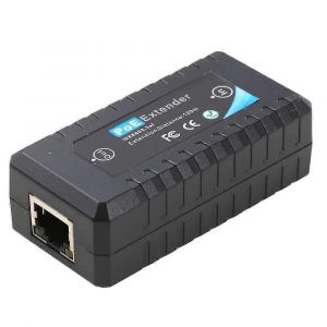 1 port Poe Extender 10/100mbps avec entrée/sortie standard Ieee 802.3af pour la transmission de caméra IP - Neuf