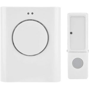 KALANKA-Sonnette sans fil, Mini &eacute;tanche 200M &agrave; distance carillon de sonnette de porte &agrave; domicile Sonneries MP3 T&eacute;l&eacute;charger anneau de porte sans fil pour villas de bureau d'appartement &agrave; domicile - Neuf