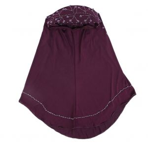 Foulard Musulman En Perles, Chapeau Respirant En Soie Glacee, Decoration De Tete Pour Femmes, Fournitures Religieuses (Type E) - Neuf