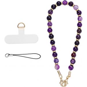 Kal-Bracelet Telephone Chaîne De Téléphone Portable, Bijoux De Telephone Lanière De Téléphone Perlée Chaine Telephone Portable, Chaîne De Téléphone Portable Perles - Neuf