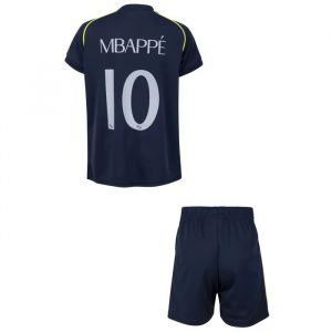 8 Ans - Ensemble Football - Real Madrid - Kylian Mbapp&eacute; - Maillot Et Short - 100% Officiel - Taille Enfant - Neuf