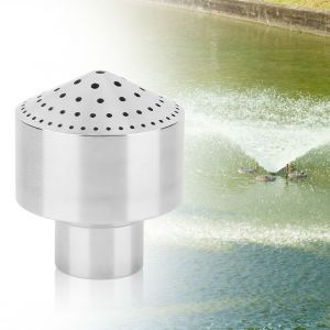 HJLIAN Buse de fontaine a feu d'artifice en acier inoxydable, filetage femelle G1 po DN25, tete d'arrosage pour jardin - Neuf