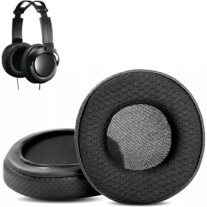 KAL-Coussinets Compatibles Avec Les Écouteurs Jvc Ha-D710 Ha D710 Casques Coussin De Remplacement (Cuir Respirant/Tissu Durable Et Mousse À Mémoire) - Neuf