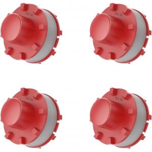 4 pièces bobine de fil de rechange fil de coupe pour coupe-herbe,2 mm de diamètre,Thread Length 8 m - Neuf