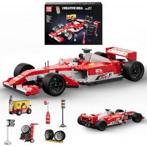 10035 Technik Speed Champion Formul 1 Rennauto Klemmbausteine Auto Bausteine Rennwagen Bausatz Set Avec Pneu De Rechange, Outils De R&eacute;paration (1603 Pi&egrave;ces) - Neuf