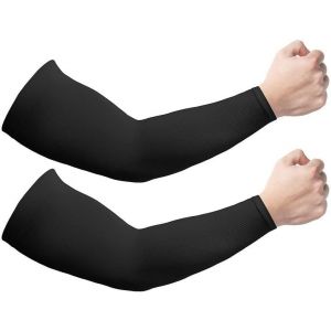 Manchons De Protection Uv Rafra&icirc;chissants - 2 Paires, Upf 50 Pour Hommes Et Femmes, Respirants, &Agrave; S&eacute;chage Rapide, Parfaits Pour Les Activit&eacute;s De Plein Air - Neuf