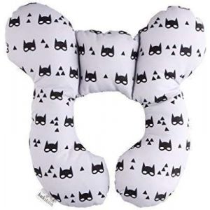 Coussin De Voyage Pour Bébé (Chat Noir), Coussin De Soutien Du Cou Pour Bébé, Siège Auto, Appui-Tête Pour Siège Bébé, Coussin D'insertion Pour Siège Auto, Poussette - Neuf