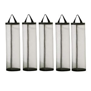 Sac &agrave; ordures mural Cuisine suspendue Rangement visuel Magic NoPunch PullOut Rangement pour sacs en plastique - Neuf