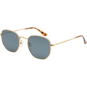 Chicslick-Square Sunglasses For Women Men,Retro Hexagonal Sunglasses 100% Real Glass Lens,Vintage Rectangle Sunglasses Metal Frame Flat Lens Sun Glasses,51mm/54mm[X607] - Neuf