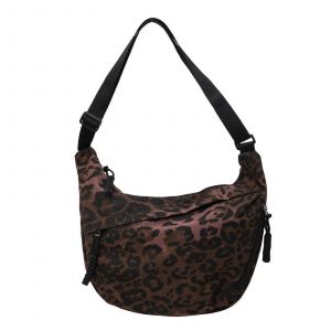 Womens Noir Sacs &Agrave; Bandouli&egrave;re Imprim&eacute; L&eacute;opard Sac &Agrave; Bandouli&egrave;re, Avec De Multiples Poches De Grande Capacit&eacute; Sangle R&eacute;glable Taille Unique - Neuf
