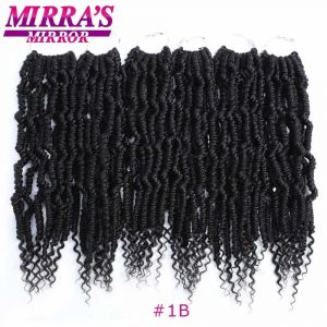 Mirra's Mirror Bomb Twist Crochet Hair Passion Twist Hair Spring Twist Crochet Hair Pré-Bouclés Pré-Torsadés Tresses Synthétiques - Neuf
