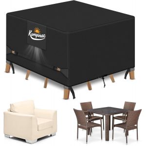 Ulteronixshop-Housse Salon De Jardin Exterieur 900d Tissu Oxford 135*135*74cm Imperm&eacute;able Housse De Table Jardin Housses Pour Mobilier De Jardin B&acirc;che De Protection Pour Table Chaise Et Canap&eacute; R&eacute;sist - Neuf