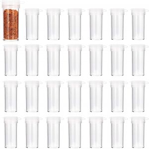 Ulteronixshop-27 Pi&egrave;ces Salieres Et Poivrieres,Mini Sali&egrave;re Et Poivri&egrave;re Pots &Agrave; Epices Set D'&eacute;pices De Voyage Petite Sali&egrave;re Sali&egrave;res En Plastique Avec Couvercle Transparentes,Pour Campin,Cuisine - Neuf