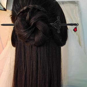 3 Pi&egrave;ces B&acirc;tons M&eacute;tal De Cheveux D&eacute;coratif R&eacute;tro Baguettes De Cheveux Personnalis&eacute; Marque Page Metal &Eacute;p&eacute;e, Adapt&eacute; Aux Femmes Et Aux Filles Pour Fixer Leurs Coiffures, Passionn&eacute;s De Lecture - Neuf